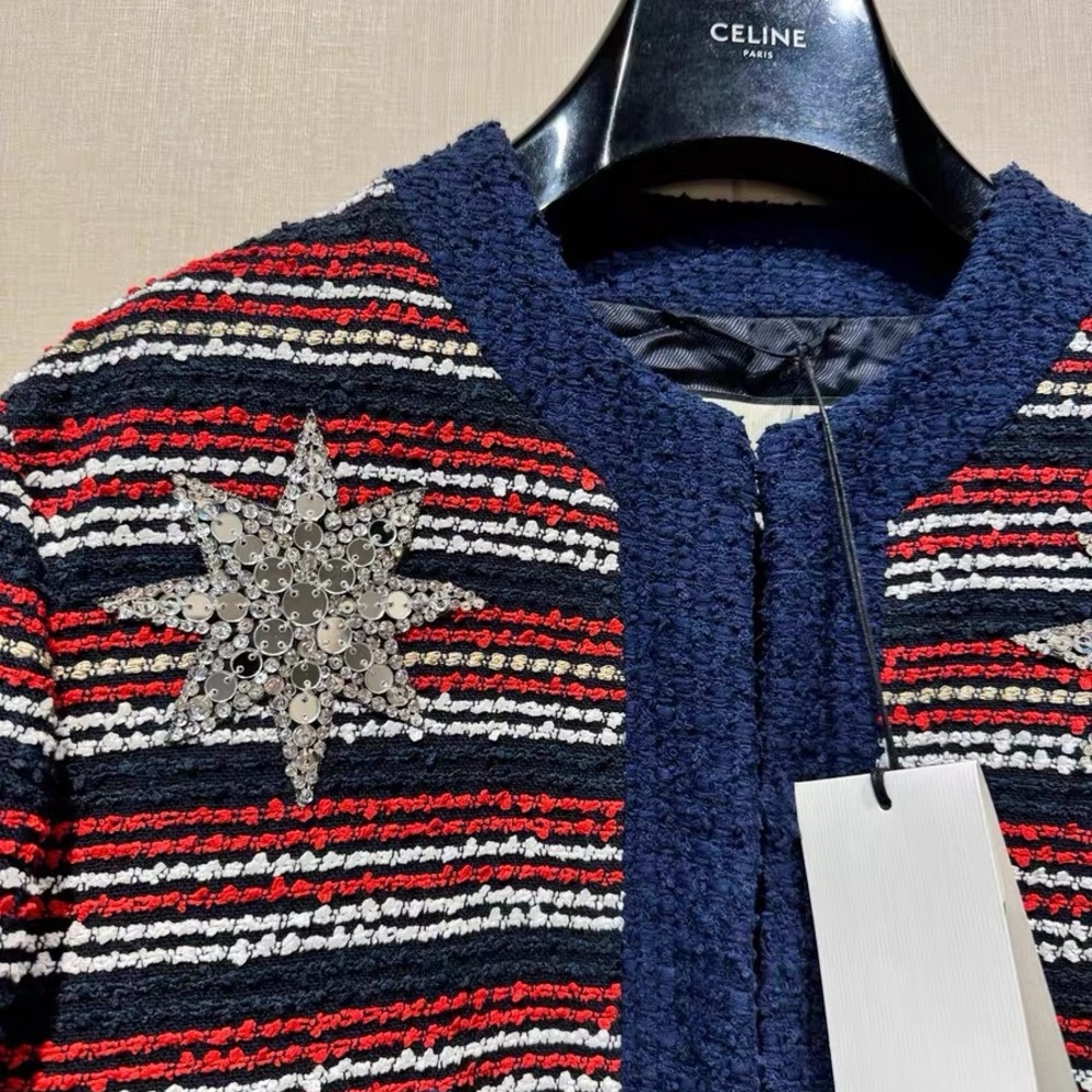 Authentic Gucci Navy and Red Striped Jacket - Picture 5 of 10